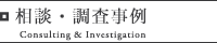 相談・調査事例